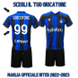 kit Maglia Inter Barella 23 ufficiale replica 2022/2023 con pantaloncino nero 